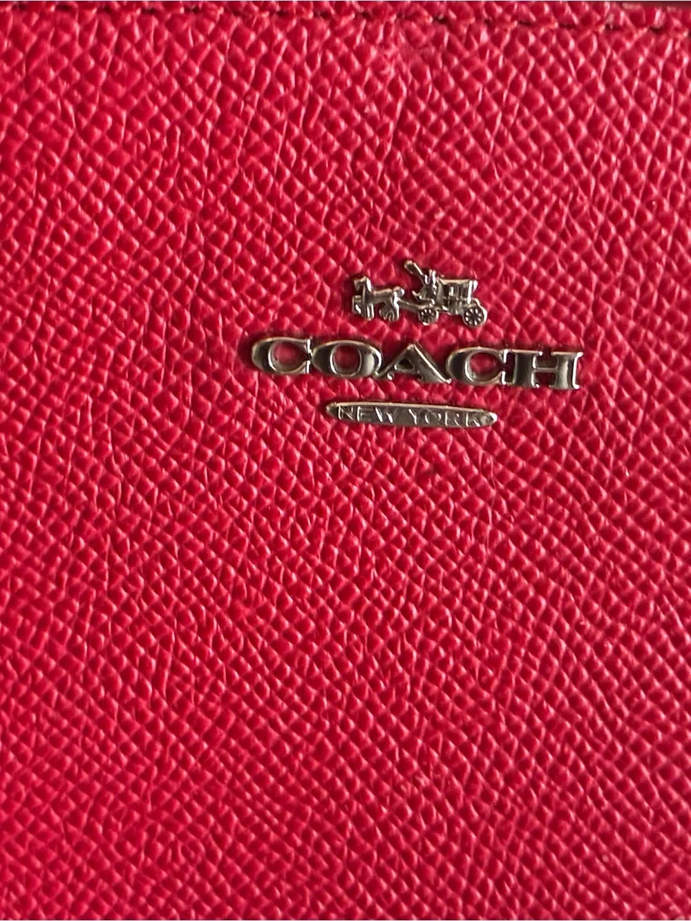 Coach Red Stanton Carryall with removable Crossbody Strap
